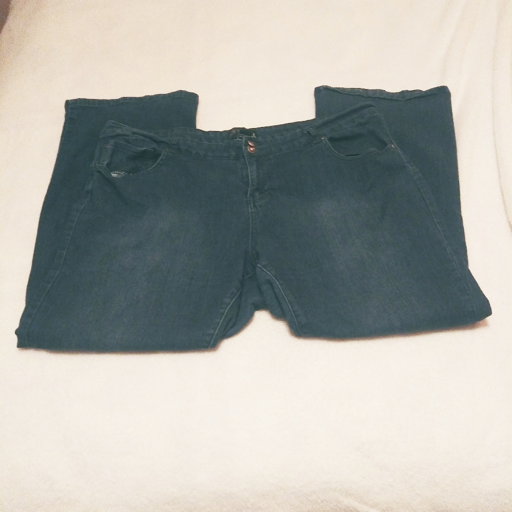 Dots Flared Denim Jeans Size 24
